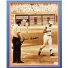 Image 2 : Hank Aaron Autographed Framed 11x14 Photo Atlanta Braves 700th Home Run (JSA)