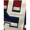 Image 2 : MAURICE RICHARD SIGNED CANADIENS JERSEY (PASTIME COA)