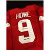 Image 1 : GORDIE HOWE SIGNED RED WINGS JERSEY INSCRIBED "MR. HOCKEY"
