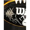 Image 2 : MIKE WALLACE SIGNED STEELERS FOOTBALL (CGL COA)