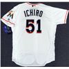 Image 1 : Miami Marlins Ichiro Suzuki Autographed White Majestic Authentic Cool Base Jersey (IS Holo)