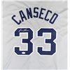Image 2 : New York Yankees Jose Canseco Autographed Gray Jersey (JSA)