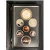 Image 1 : 1981 Canada 7 Coin Silver Dollar PROOF Set