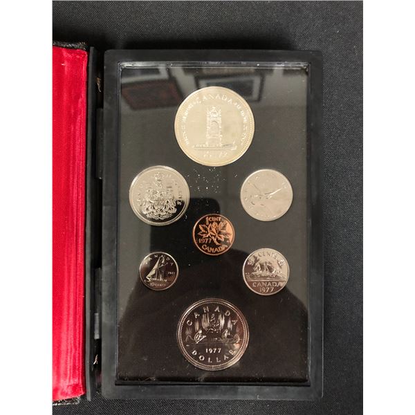 1977 Canada 7 Coin Silver Dollar PROOF Set