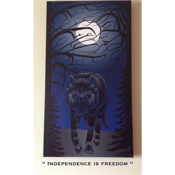 "Independence is Freedom" Art by Tim Foster