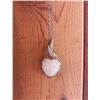 Image 1 : Handmade wire-wrapped rose quartz pendant
