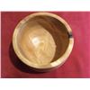 Image 2 : Medium deep birch wood burl bowl. 9" wide x 5.5" deep