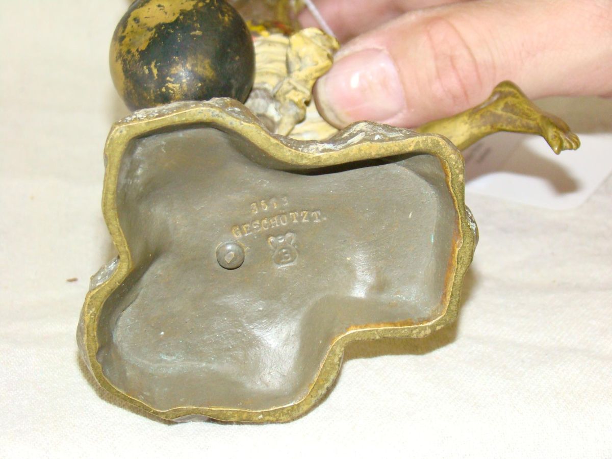 Franz Bergmann Bronze Statue