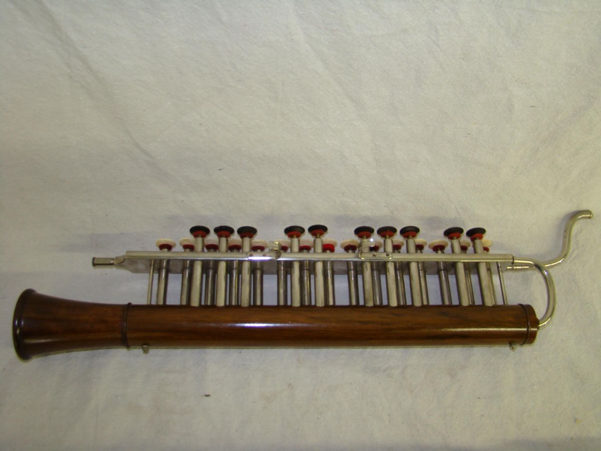 Circa 1900 Melodica and Wooden Case