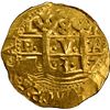 Image 2 : Peru 1737-LN,  Gold Cob 8 Escudos, KM-38.2, MS62