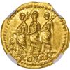 Image 1 : Thacian or Scythian gold stater struck after 54BC  WT 8.33 grams.