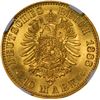Image 2 : German Empire-Prussia 1888  10 marks   FR-3822  NGC MS66