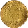 Image 2 : Peru-Republic  1855 Lima MD 4 Escudo FINEST KNOWN FR-64  This is the highest and only specimen of th