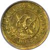 Image 2 : 1853 Round 50¢. Arms of California. BG-435. Arms / Eagle. Low Rarity-5. MS-63 PCGS. OGH.