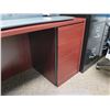 Image 5 : Wooden 'L' Shaped Desk w/ Hutch 72"x85"x67"H, File Drawers, Dell Monitors, Keyboard (Stand not inclu