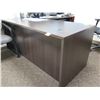 Image 8 : Wooden 'L' Shaped Desk 66"x78"x30"H w/ Rolling Chair (Contents not included)