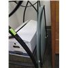 Image 4 : Black 3 Piece Table w/ Frosted Top 37"x24"x29"