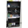 Image 1 : Wooden 5 Tier Adjustable Shelf 31"x13"x66"H (Includes Contents on Shelving)