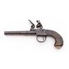 Image 1 : Antique English Flintlock Large-Bore Boxlock Pocket Pistol, by Ketland