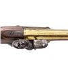 Image 5 : Ornate Antique English Brass-Barrel Flintlock Dueling Pistol