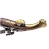 Image 6 : Ornate Antique English Brass-Barrel Flintlock Dueling Pistol