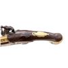 Image 7 : Ornate Antique English Brass-Barrel Flintlock Dueling Pistol