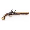 Image 8 : Ornate Antique English Brass-Barrel Flintlock Dueling Pistol