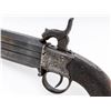 Image 2 : Antique British Large-Bore Over/Under Single Action Percussion Belt Pistol, by Charles Osborne