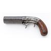 Image 3 : Antique Thomas K. Bacon Single Action Underhammer Percussion Pepperbox Pistol