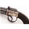 Image 4 : Antique Cased British Bar-Hammer Pepperbox Revolving Pistol of High Quality, but Unmarked