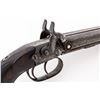 Image 4 : Antique British Double-Barrel Large-Bore Percussion Howdah Pistol