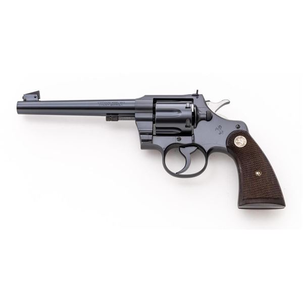Colt Flat-Top Heavy Barrel Officer’s Model Double Action Revolver