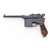 Image 5 : Large Ring Flatside Commercial Mauser Broomhandle Semi-Automatic Pistol, with Matching Stock