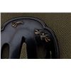 Image 2 : Antique Japanese Shakudo Tsuba -  Birds and Nets