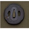 Image 5 : Antique Japanese Shakudo Tsuba -  Birds and Nets
