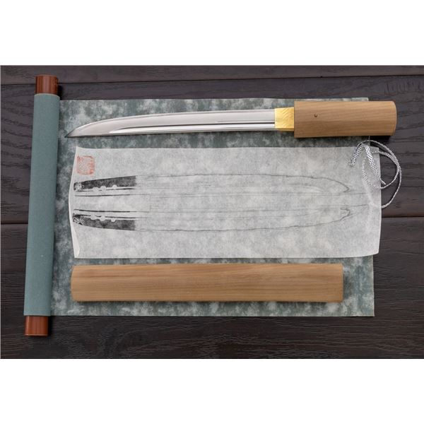 Antique Japanese Koto Tanto, with Papers