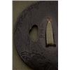 Image 4 : Antique Japanese Tsuba - Dark Copper/Gold Hawk, Signed