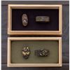 Image 1 : Lot of Two (2) Antique Japanese Fuchi/Kashira Sets