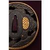 Image 2 : Antique Japanese Tsuba, Sukashi Iron, Signed