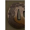 Image 2 : Antique Japanese Tsuba - Brass God and Pine Tree