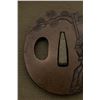Image 6 : Antique Japanese Tsuba - Brass God and Pine Tree