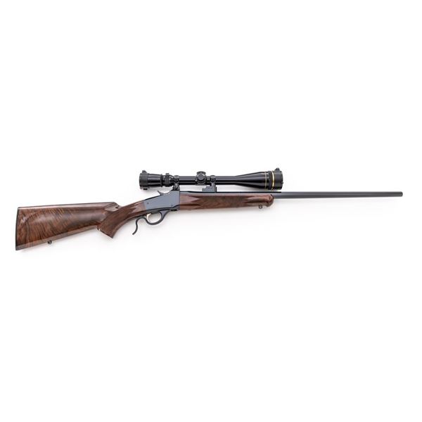 First Year Mfg. Browning Model 1885 Low-Wall Single Shot Rifle, with Leupold Scope