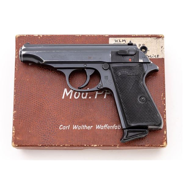 Converted German Police Walther PP Semi-Automatic Pistol