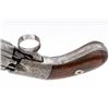 Image 4 : Scarce Marked Antique Blunt & Syms Double Action Ring-Trigger Medium-Frame Pepperbox Pistol
