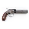 Image 2 : Antique Stocking & Co. Single-Action Elongated-Hammer Percussion Pepperbox Pistol