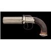 Image 1 : Antique British Double Action Percussion Pepperbox Revolver
