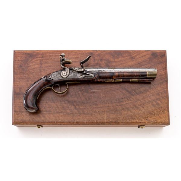 Antique American Classic Kentucky Flintlock Pistol