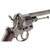 Image 3 : Antique Belgian Lefaucheux-Style Double Action Military Pinfire Revolver
