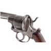 Image 4 : Antique Belgian Lefaucheux-Style Double Action Military Pinfire Revolver