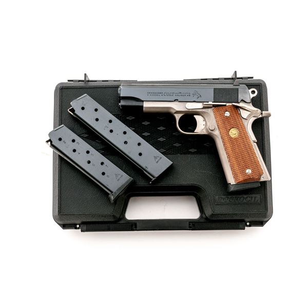 Two-Tone Colt Series 70 Lightweight Commander Semi-Automatic Pistol